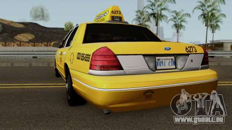 Ford Crown Victoria Taxi Downtown Cab v1.0 2003 pour GTA San Andreas
