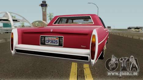 Cadillac Fleetwood Normal 1985 v1 pour GTA San Andreas