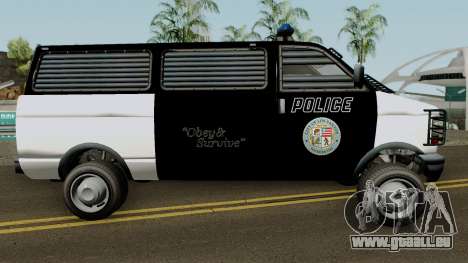 Police Transport Burrito GTA 5 pour GTA San Andreas