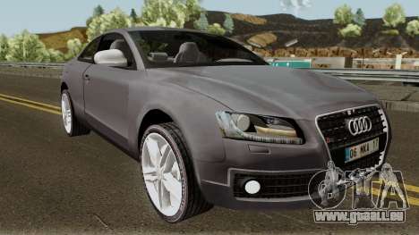 Audi S5 TR PLAKA 2008 für GTA San Andreas