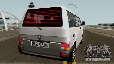 Volkswagen Transporter Mk4 1999 pour GTA San Andreas