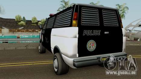 Police Transport Burrito GTA 5 für GTA San Andreas