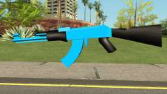AK47 Blue für GTA San Andreas