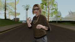 After Hours DLC Skin Female With Normal Map für GTA San Andreas