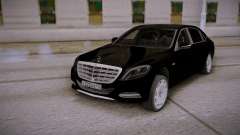 Mercedes-Benz S600 W222 Black für GTA San Andreas