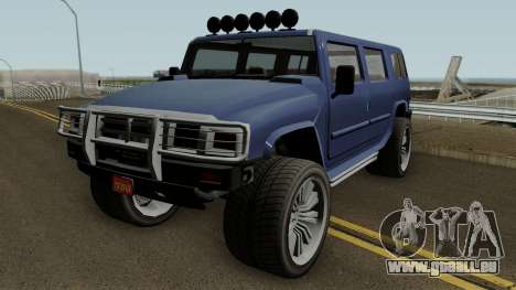 Mammoth Patriot Custom v2 GTA V für GTA San Andreas