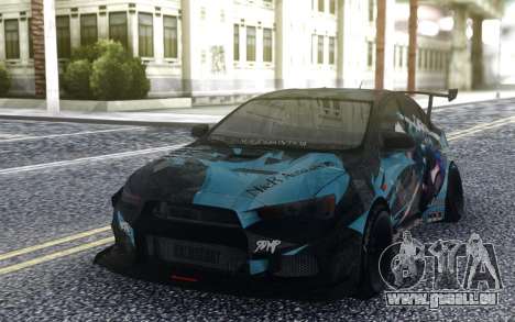 Mitsubishi Lancer X pour GTA San Andreas