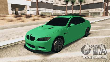 BMW M3 E92 Green Coupe pour GTA San Andreas