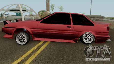 Toyota Trueno AE86 Coupe (Pussy Destroyer) 1986 pour GTA San Andreas