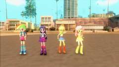 My Little Pony Equestria Girls Mod v1 pour GTA San Andreas