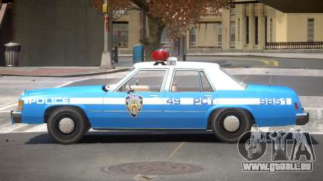 Ford LTD Crown Victoria NYC Police 1986 pour GTA 4