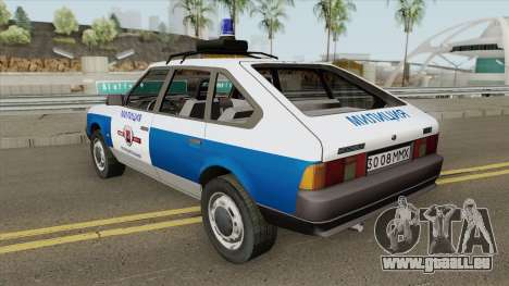 21418 AZLK Moskvitch (Police Municipale) pour GTA San Andreas