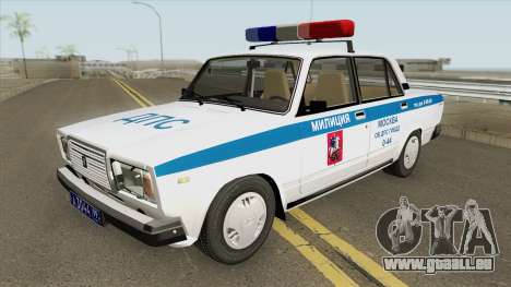 VAZ 2107 DPS (Police de Moscou) pour GTA San Andreas