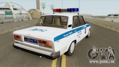 VAZ 2107 DPS (Police de Moscou) pour GTA San Andreas