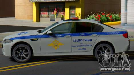 BMW M5 F10 SB Verkehrspolizei für GTA San Andreas