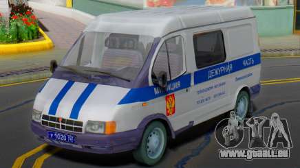 GAZ 2217 Sobol Police 2003 pour GTA San Andreas