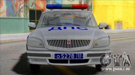 Gaz Wolga 31105 Polizei DPS 2006 für GTA San Andreas
