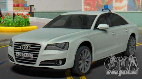 Audi A8 2013 l'Administration de la région pour GTA San Andreas