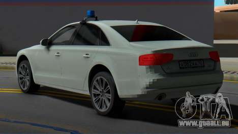 Audi A8 2013 l'Administration de la région pour GTA San Andreas