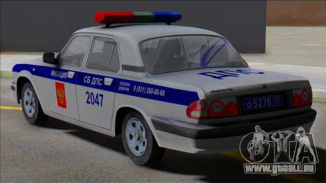 Gaz Wolga 31105 Polizei DPS 2006 für GTA San Andreas