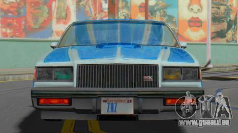 Buick GNX 1987 Lowrider pour GTA San Andreas