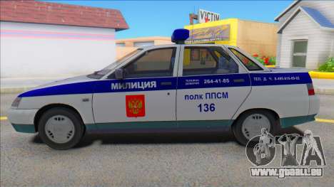 Vaz 2110 PPP Police pour GTA San Andreas