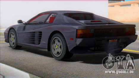 Ferrari Testarossa 1984 (IVF) pour GTA San Andreas