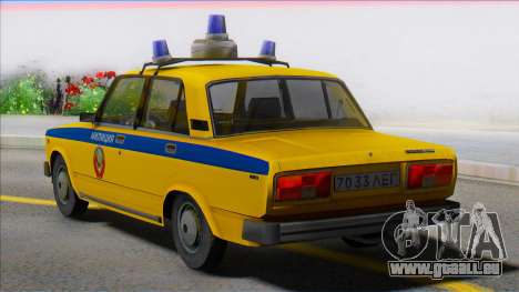 Vaz-2105 Sowjetische Polizei 1982 für GTA San Andreas