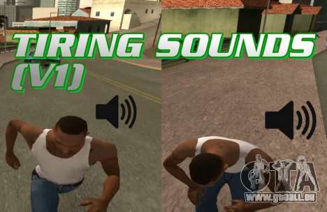 Tiring Sounds v1 pour GTA San Andreas