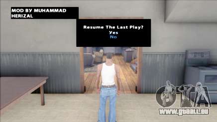 Resume Last Play pour GTA San Andreas