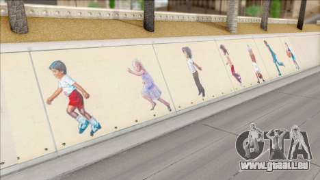 LA Freeway Murals Mod pour GTA San Andreas