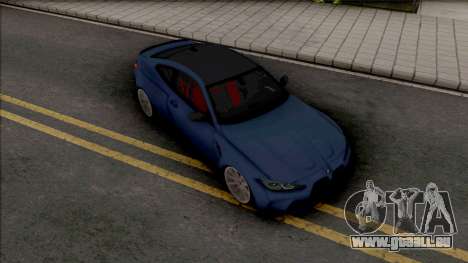 BMW M4 2021 WideBody für GTA San Andreas