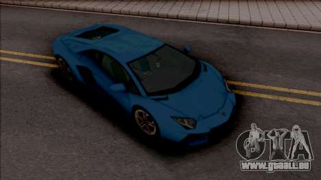 Lamborghini Aventador (SA Lights) pour GTA San Andreas