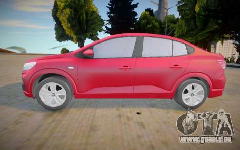 Dacia Logan 2021 (interior lowpoly) pour GTA San Andreas