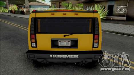 Hummer H2 2003 Improved für GTA San Andreas