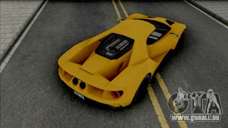 Ford GT Concept Car 2017 SA Style für GTA San Andreas