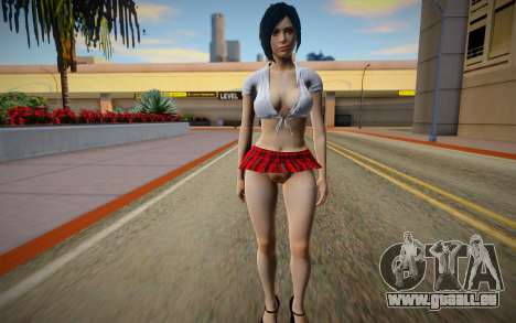 Hot Ada Wong School DIMENSIONS Miniskirt THICC für GTA San Andreas