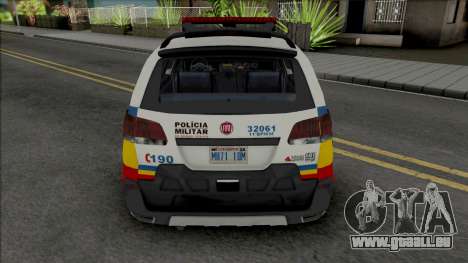 Fiat Palio Weekend Adventure 2013 PMMG pour GTA San Andreas