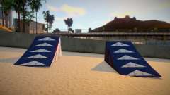 Beach Ramps Cleo Mod Verona Beach pour GTA San Andreas