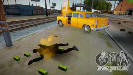 Conducteurs brûlants quand une voiture tire pour GTA San Andreas