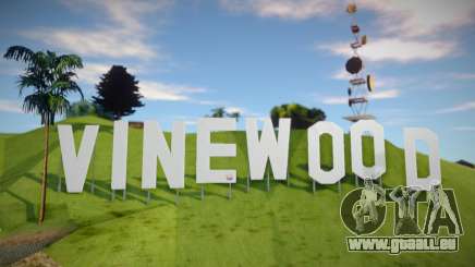 Vinewood Sign From GTA V für GTA San Andreas