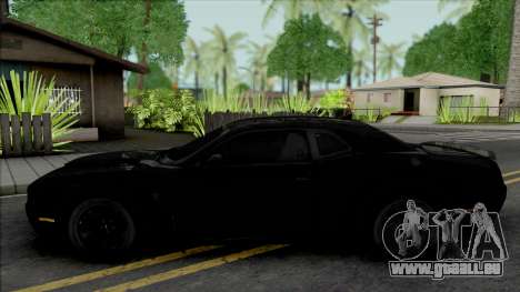 Dodge Challenger SRT Demon Unmarked Police für GTA San Andreas