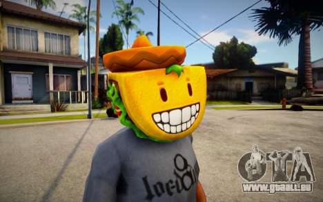 GTA V Taco Mask For Cj pour GTA San Andreas