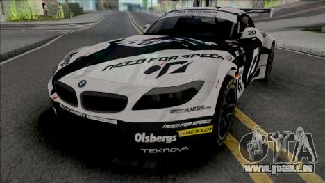 BMW Z4 GT3 Team NFS für GTA San Andreas