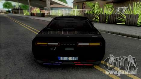 Dodge Challenger SRT Demon Unmarked Police pour GTA San Andreas