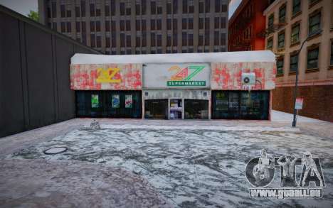 Winter 24hours Supermarket pour GTA San Andreas