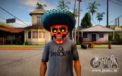 Mariachi Skull Mask For CJ für GTA San Andreas