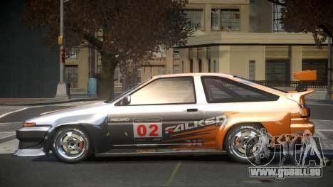 1983 Toyota AE86 GS Racing L5 pour GTA 4
