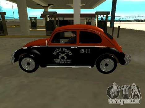 Volkswagen Beetle 1969 Paulista Patrol Radio pour GTA San Andreas