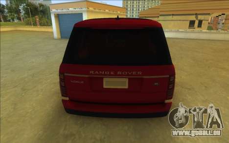 2014 Range Rover Vogue pour GTA Vice City